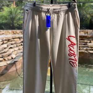 LACOSTE‎ LIVE FLEECE SCRIPT SWEATPANTS